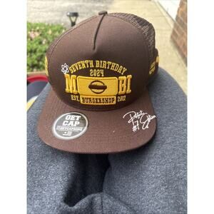 Baseball Cap Brown Embroidery Acrylic Dad Hats for Men & Women 1 Size